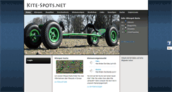 Desktop Screenshot of kite-spots.net